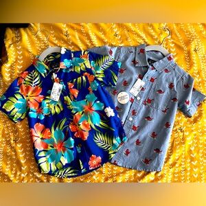 Two Toddler boys button-down shirts!